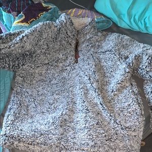 super fuzzy quarter zip